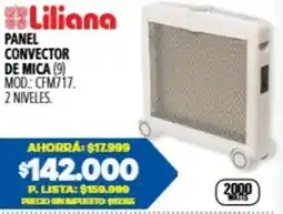 Casa del Audio Liliana panel convector de mica oferta