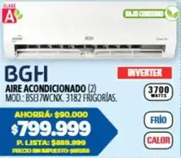 Casa del Audio Bgh aire acondicionado oferta