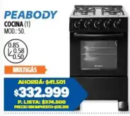 Casa del Audio Peabody cocina oferta