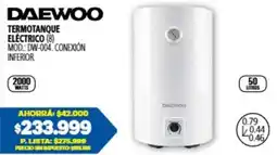 Casa del Audio Daewoo termotanque eléctrico oferta