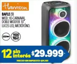 Casa del Audio Harrison baffle 9 oferta