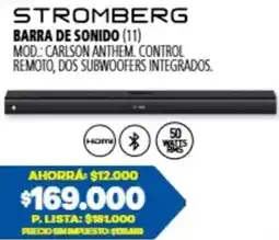 Casa del Audio Stromberg barra de sonido oferta