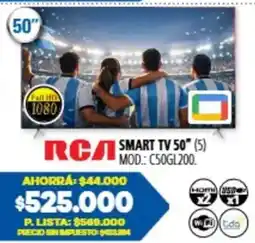 Casa del Audio Rca smart tv 50" oferta