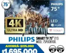 Casa del Audio Philips smart tv 75" oferta