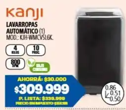 Casa del Audio Kanji lavarropas automático oferta