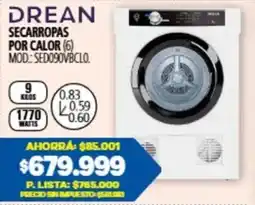 Casa del Audio Drean secarropas por calor oferta