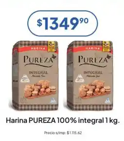 Hergo Pureza harina 100% integral oferta