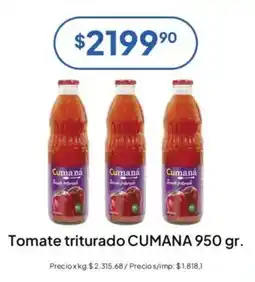 Hergo Cumaná tomate triturado oferta