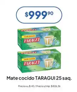 Hergo Taragui mate cocido oferta