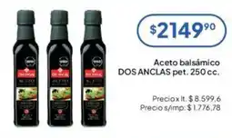 Hergo DOS ANCLAS aceto balsámico oferta