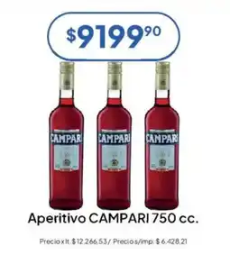 Hergo Campari aperitivo oferta