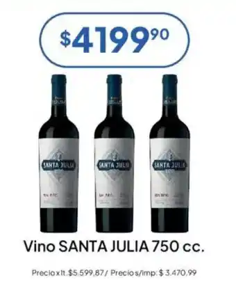 Hergo Santa julia vino oferta