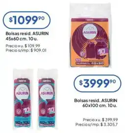Hergo Asurin bolsas residuos oferta