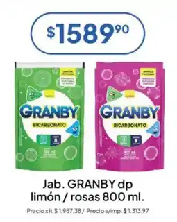 Hergo Granby jabón dp limón / rosas oferta