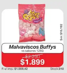 Ferniplast Buffys malvaviscos vs sabores oferta