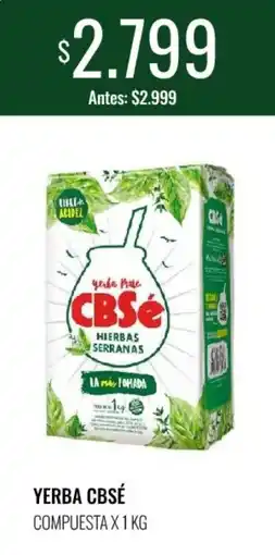 Super MAMI Cbsé yerba yerba mate hierbas serranas oferta
