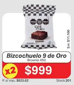 Ferniplast Bizcochuelo 9 de Oro Brownie oferta