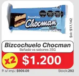 Ferniplast Bonafide bizcochuelo chocman oferta