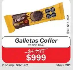 Ferniplast Cofler galletas rellenas oferta