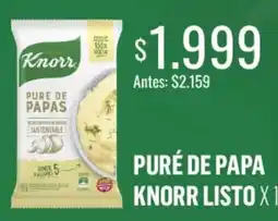 Super MAMI Knorr puré de papas oferta