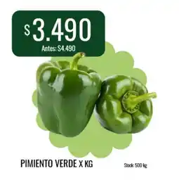 Super MAMI Pimiento verde oferta
