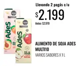 Super MAMI Ades alimento de soja varios sabores oferta