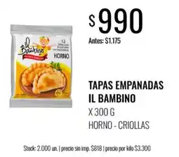 Super MAMI Il bambino tapas empanadas oferta