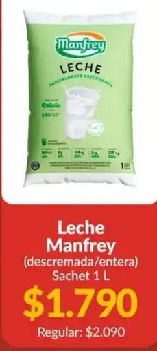 Supermercados Aiello Manfrey leche oferta