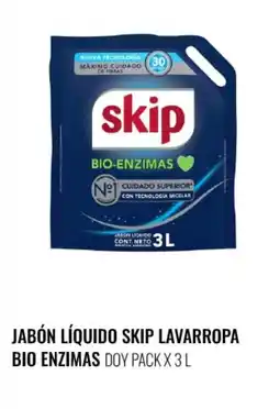 Super MAMI skip jabón líquido lavarropa bio enzimas oferta
