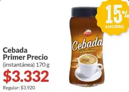 Supermercados Aiello Primer Precio cebada instantánea oferta