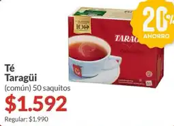 Supermercados Aiello Taragüi té común oferta