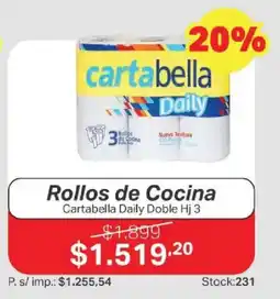 Ferniplast Cartabella rollos de cocina daily doble hj 3 oferta