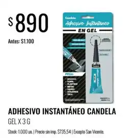 Super MAMI Candela adhesivo instantáneo en gel oferta