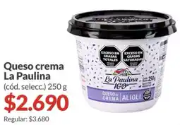 Supermercados Aiello La paulina queso crema alioli oferta