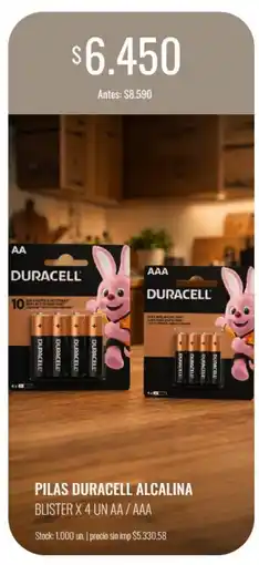 Super MAMI Duracell pilas alcalina oferta