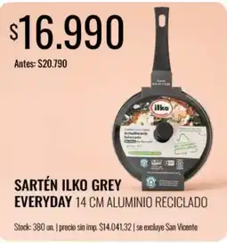 Super MAMI Ilko sartén grey everyday oferta