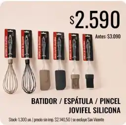 Super MAMI Jovifel batidor / espátula / pincel silicona oferta