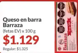 Supermercados Aiello Barraza queso en barra oferta