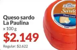 Supermercados Aiello La paulina queso sardo oferta