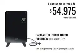 Super MAMI Eskabe calefactor electricc turbo oferta