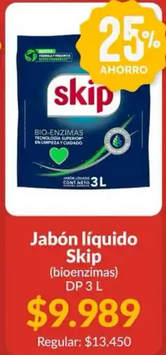 Supermercados Aiello Skip jabón líquido (bioenzimas) oferta
