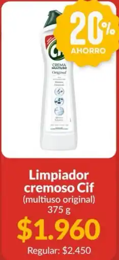 Supermercados Aiello Cif limpiador cremoso multiuso original oferta