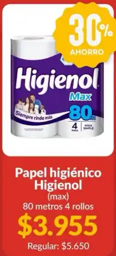 Supermercados Aiello Higienol papel higiénico oferta