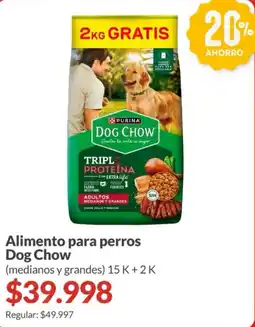 Supermercados Aiello Dog chow alimento para perros adultos medianos y grandes oferta