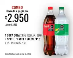 Supermercados Tadicor Coca cola combo oferta