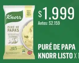Supermercados Tadicor Knorr puré de papas oferta