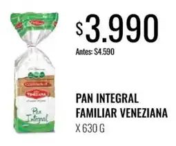 Supermercados Tadicor Venedara pan integral familiar veneziana oferta