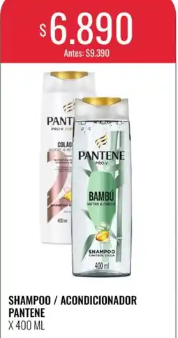 Supermercados Tadicor Pantene shampoo / acondicionador oferta