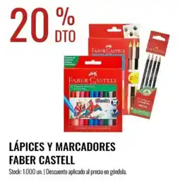 Supermercados Tadicor Faber castell lápices y marcadores oferta