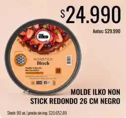 Supermercados Tadicor Ilko molde redondo desmontable oferta